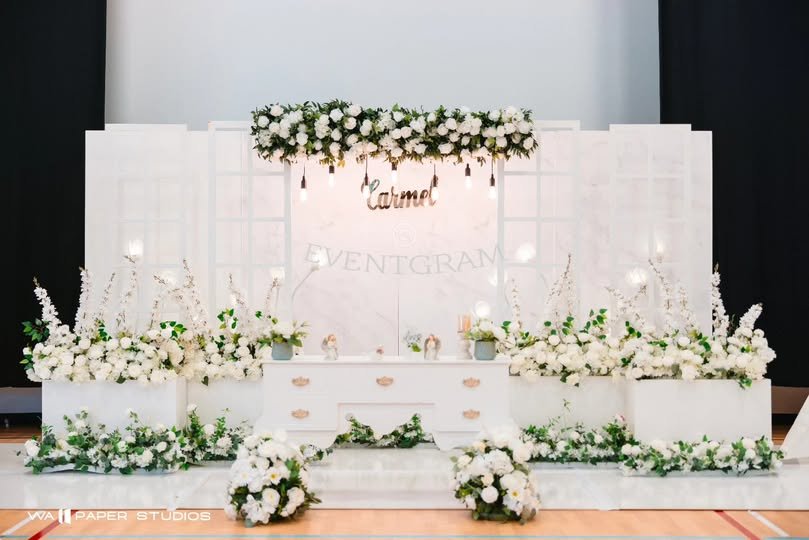 Baptism decor setup 6