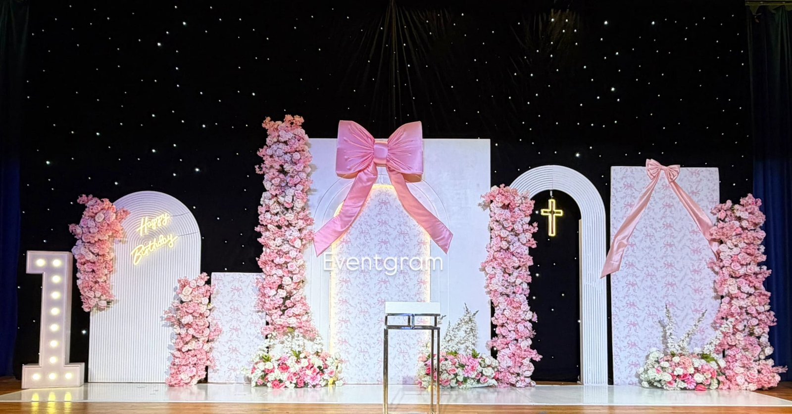 Holy Communion decor setup 5
