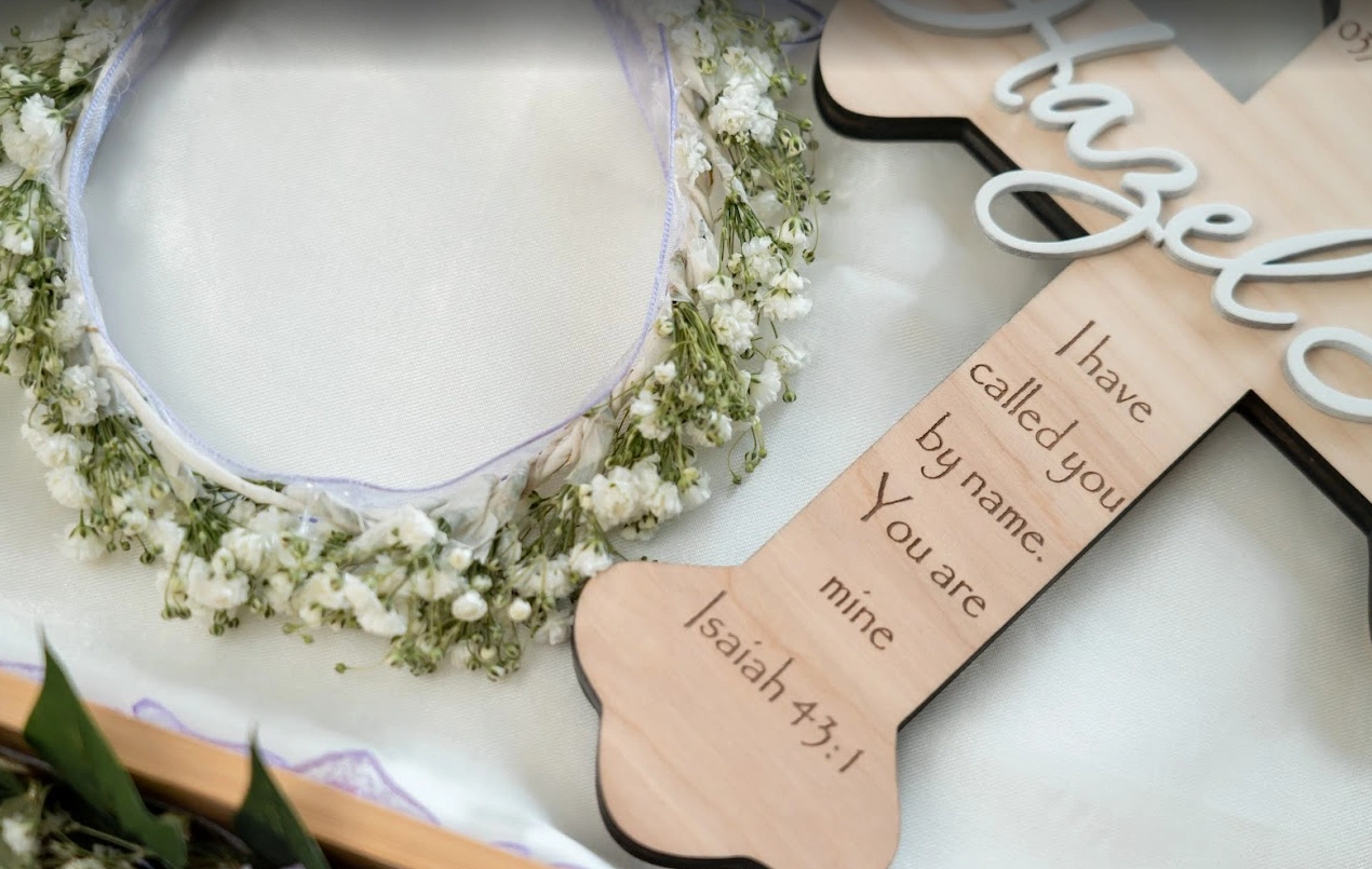 Baptism decor setup 4