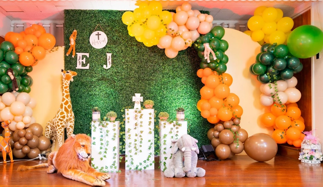 Baptism decor setup 9