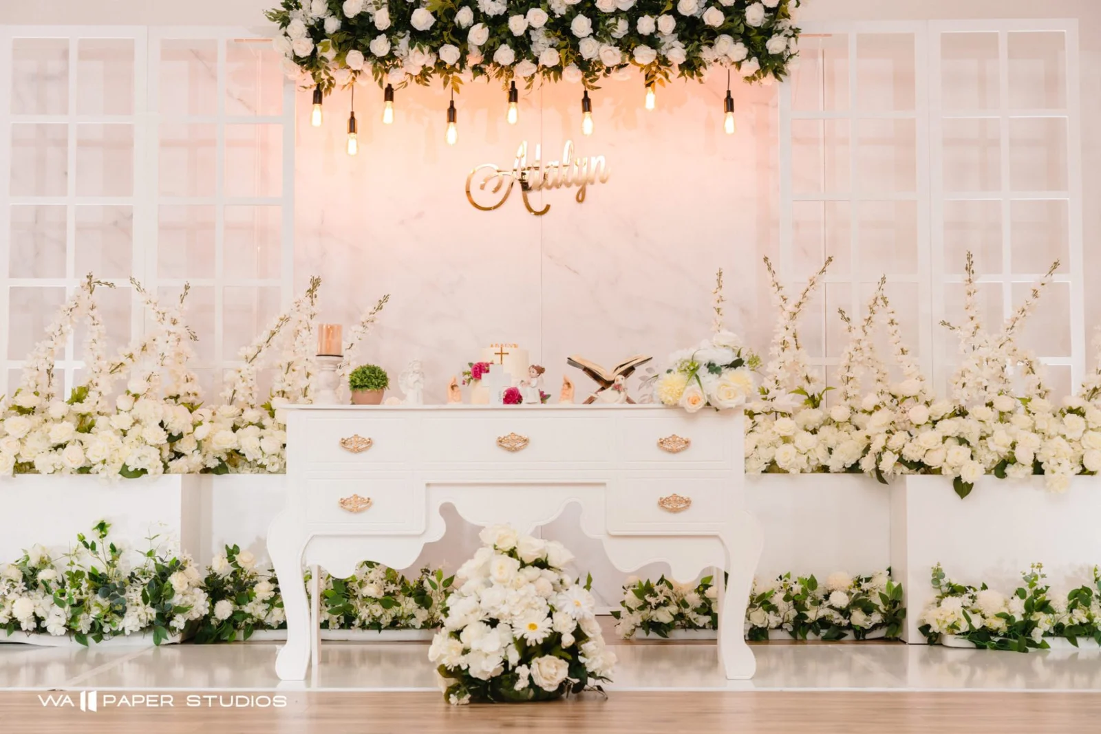 Holy Communion decor setup 4