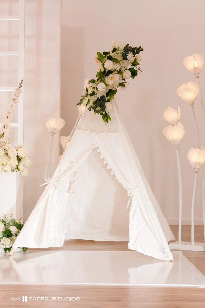 Baptism decor setup 13